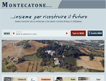 Tablet Screenshot of montecatone.com